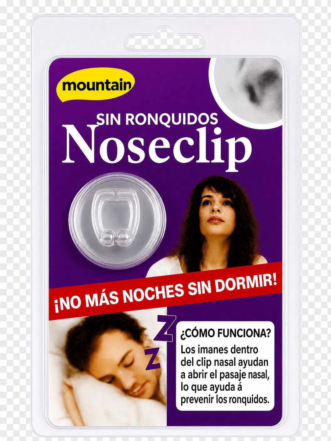 Clip Nasal Antirronquidos FK22-34 - Duerme Sin Roncar